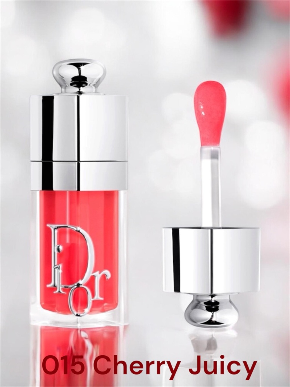 'Dior Addict Lip Glow Oil Reacts With PH Lip, Shine -015 Cherry - Juicy  NWOT